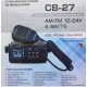 QYT CB 27 Mobile Transceiver AM-FM Dual-Modes unlocked 26->30Mhz